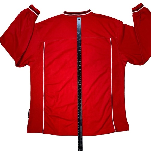 VINTAGE Tampa Bay‎ Buccaneers Sweatshirt Mens XL Red  V Neck NFL Football - Picture 12 of 12